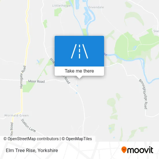Elm Tree Rise map