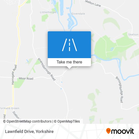 Lawnfield Drive map