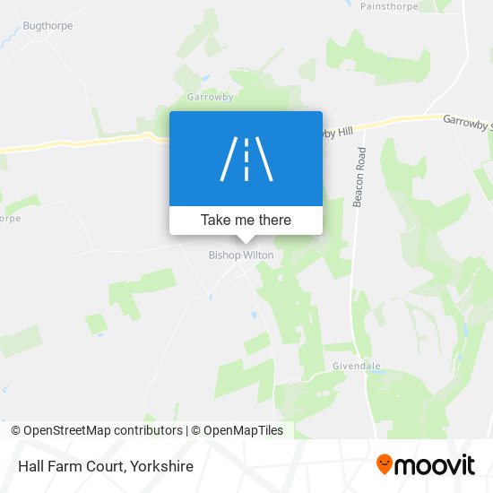 Hall Farm Court map