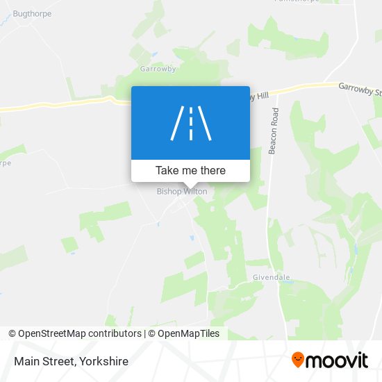 Main Street map