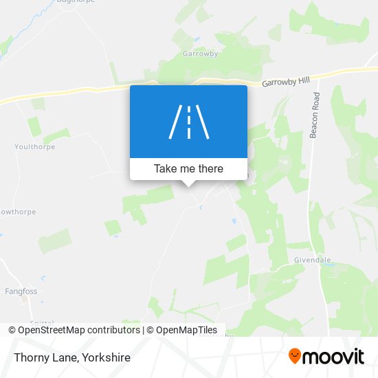 Thorny Lane map