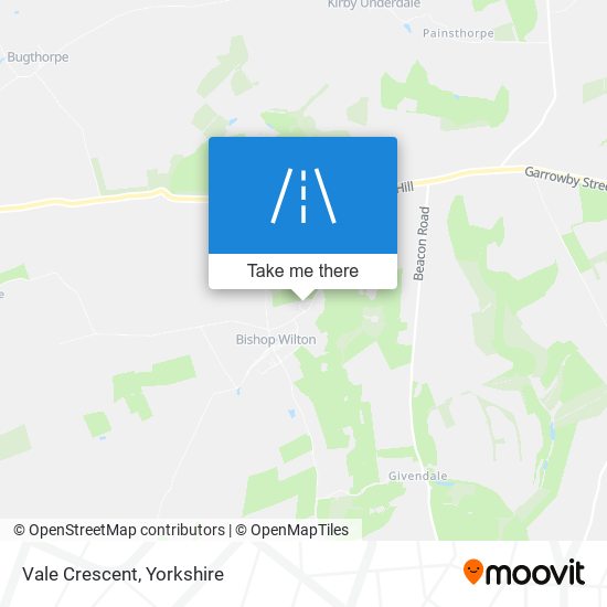 Vale Crescent map