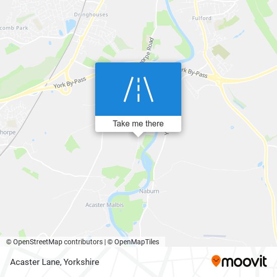 Acaster Lane map