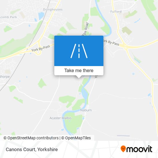 Canons Court map