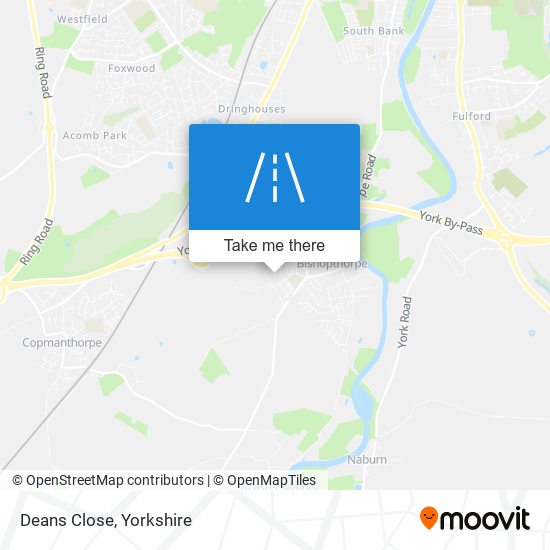 Deans Close map