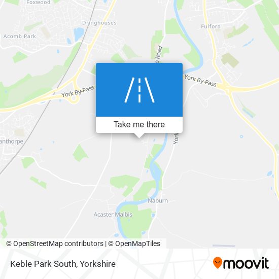 Keble Park South map