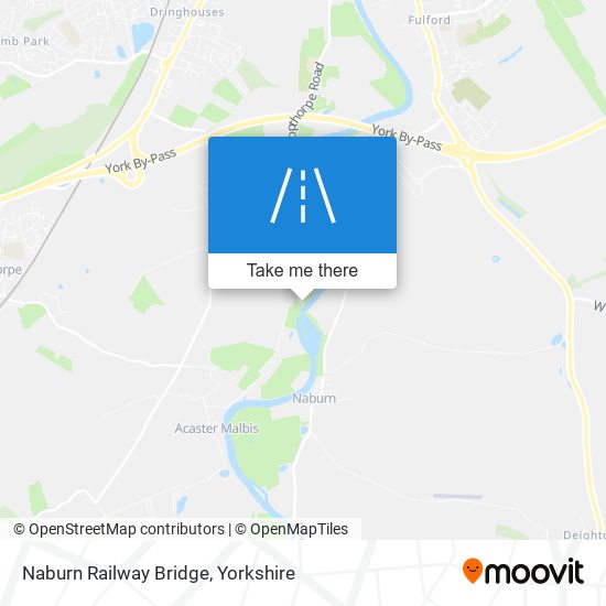 Naburn Railway Bridge map