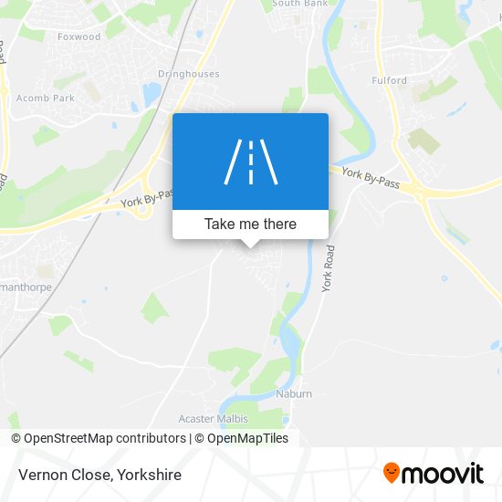 Vernon Close map