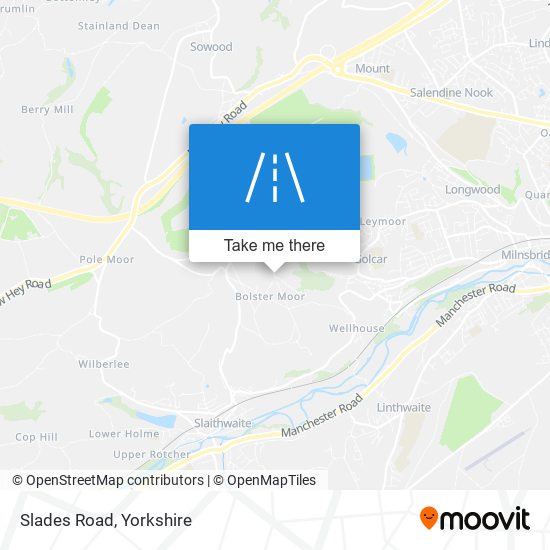 Slades Road map