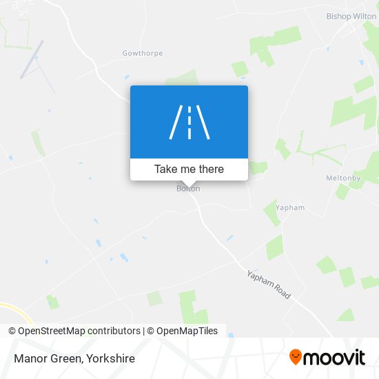 Manor Green map