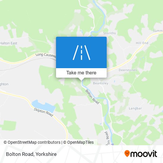Bolton Road map