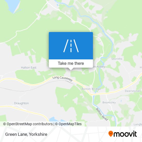 Green Lane map