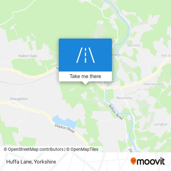 Huffa Lane map