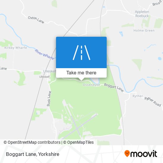 Boggart Lane map