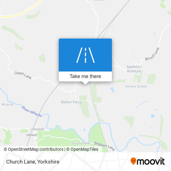 Church Lane map