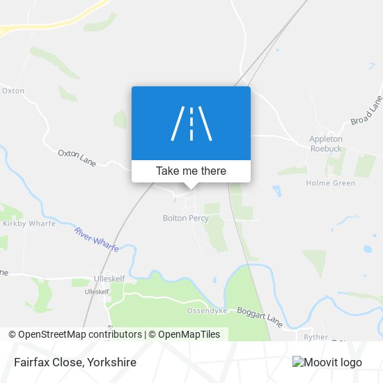 Fairfax Close map