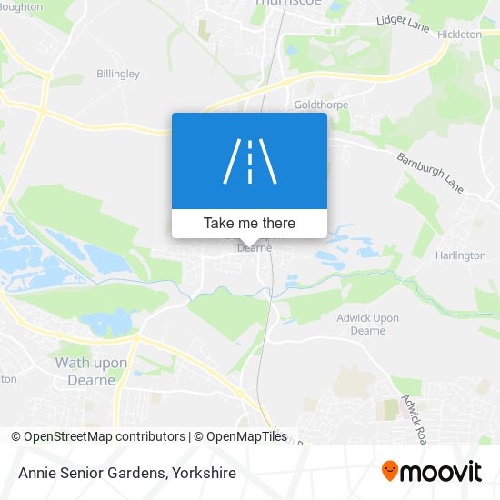 Annie Senior Gardens map