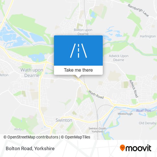 Bolton Road map