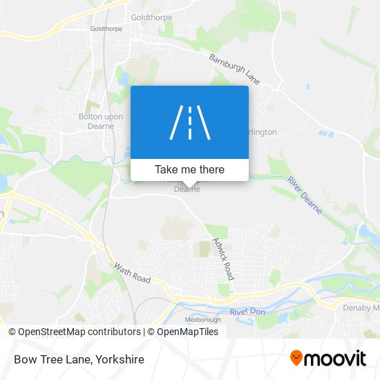 Bow Tree Lane map
