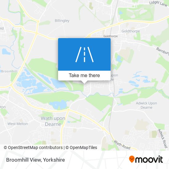 Broomhill View map