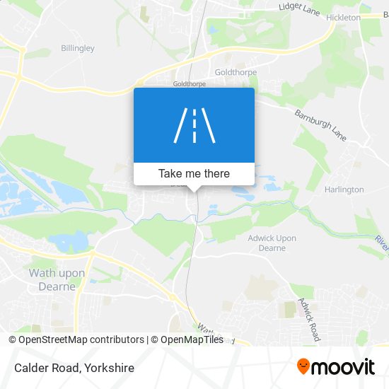 Calder Road map