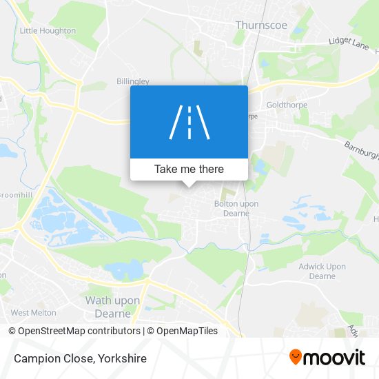 Campion Close map