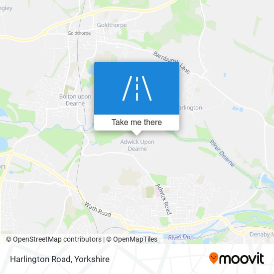 Harlington Road map