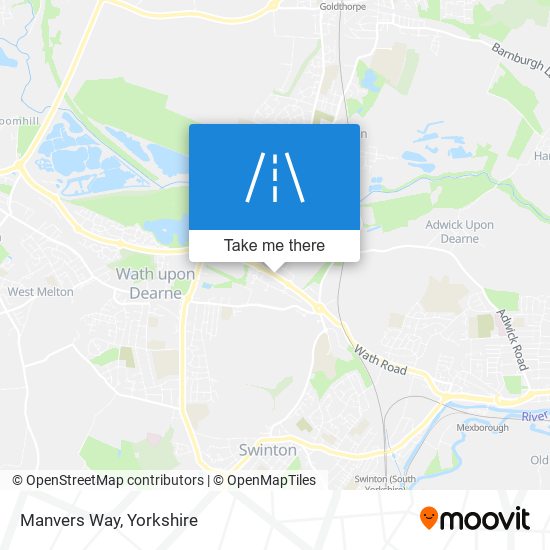 Manvers Way map