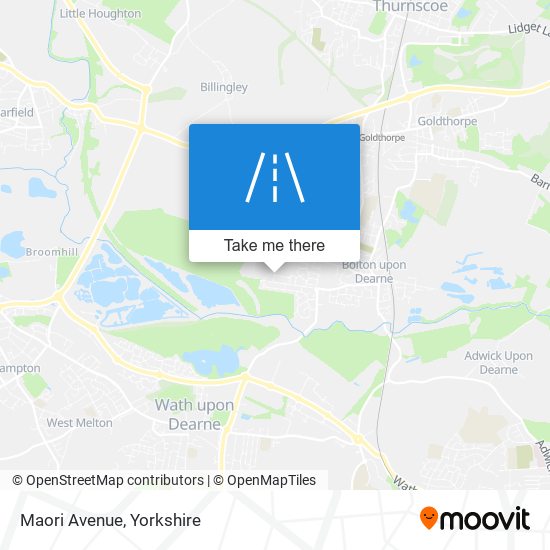 Maori Avenue map