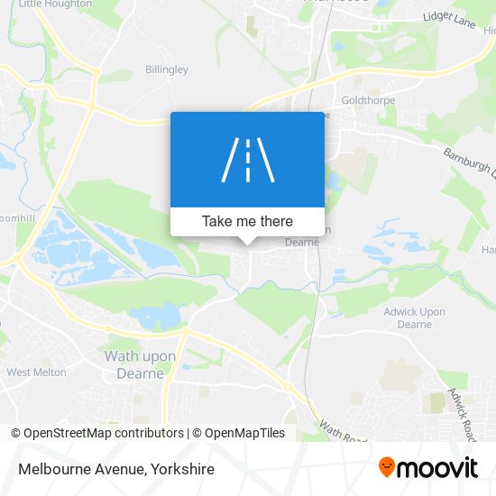 Melbourne Avenue map
