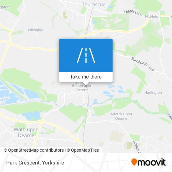 Park Crescent map