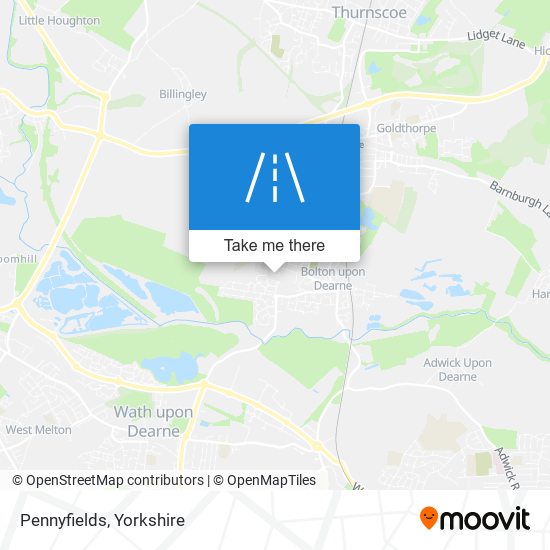 Pennyfields map