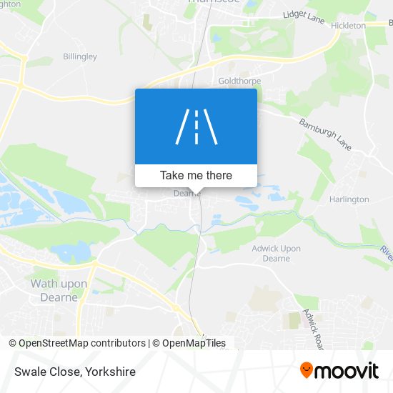 Swale Close map