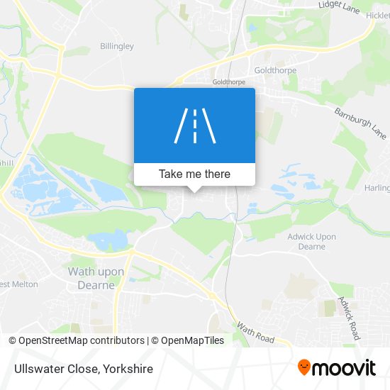 Ullswater Close map
