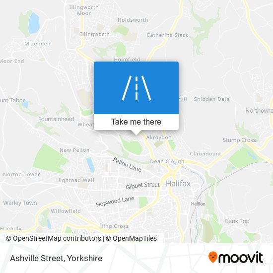Ashville Street map