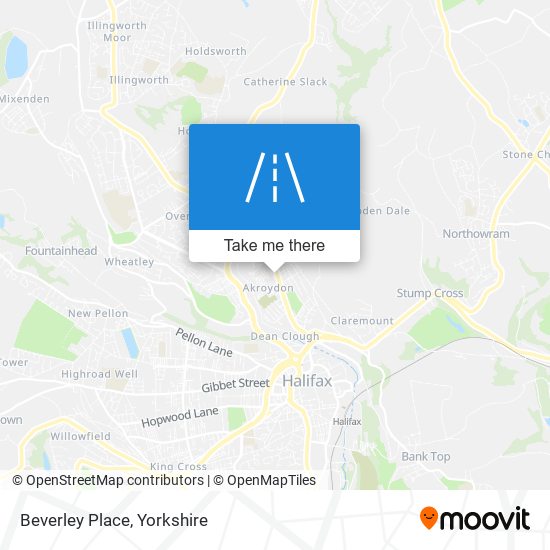 Beverley Place map