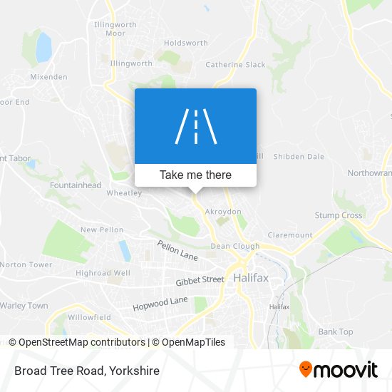 Broad Tree Road map