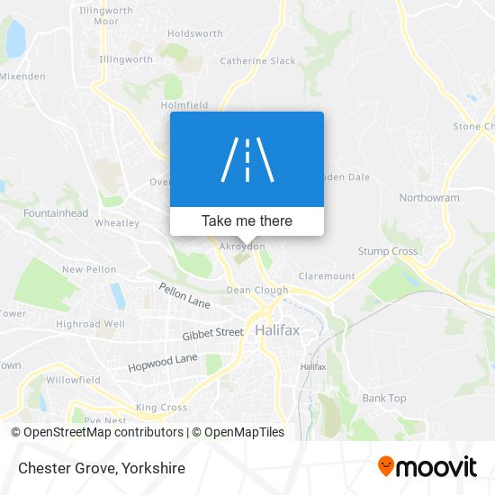 Chester Grove map