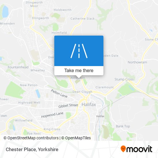 Chester Place map