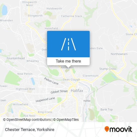 Chester Terrace map