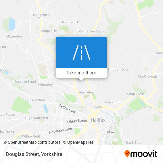 Douglas Street map