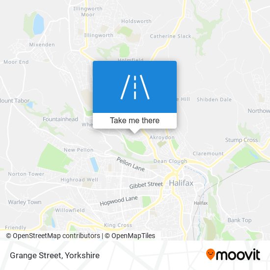 Grange Street map