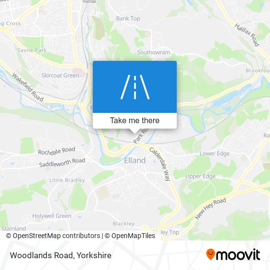 Woodlands Road map