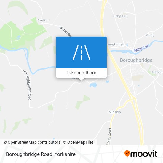 Boroughbridge Road map
