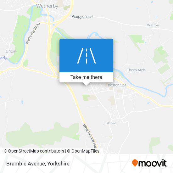 Bramble Avenue map