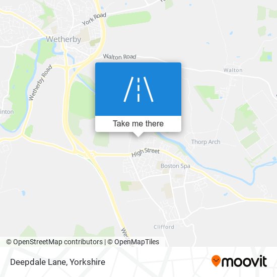 Deepdale Lane map