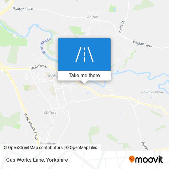Gas Works Lane map