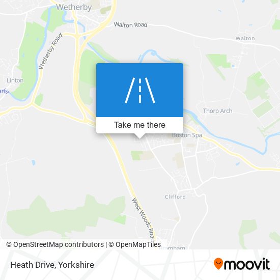 Heath Drive map