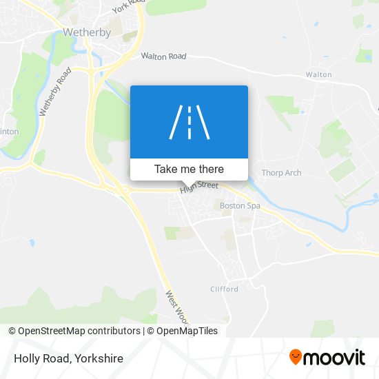 Holly Road map