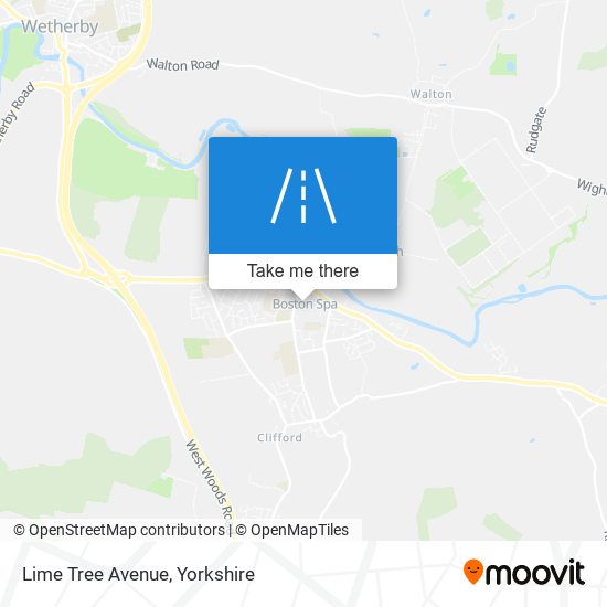 Lime Tree Avenue map